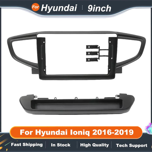 9 Inch Car Radio Frame Adapter For Hyundai Ioniq 2016-2019 Android Radio Dash Fitting Panel Kit