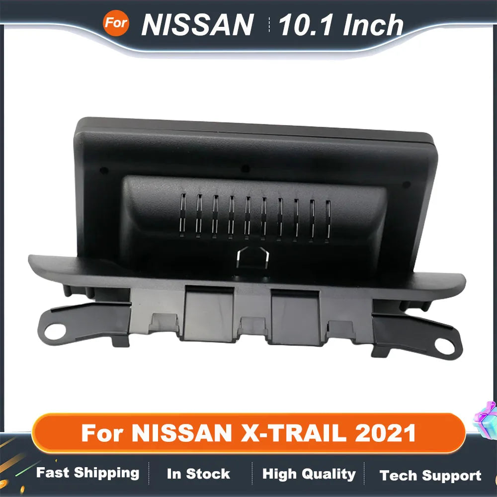10.1 Inch Car Accessories  Frame Fascia Adapter  For NISSAN X-TRAIL 2021 Android Radio Audio Dash Fitting Pane
