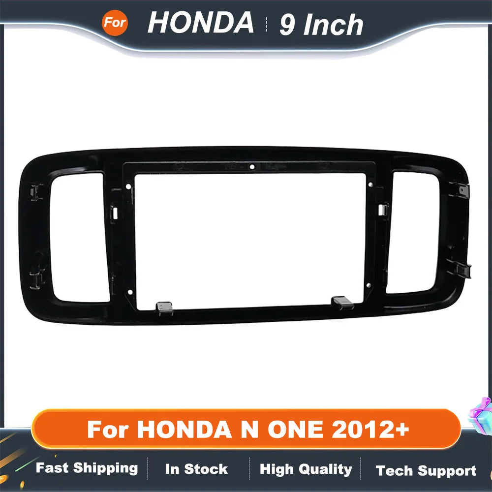 9 Inch Car Radio Stereo  Frame For HONDA N ONE 2012+GPS MP5 Android Player 2 Din Fascias Panel DashBoard Cover