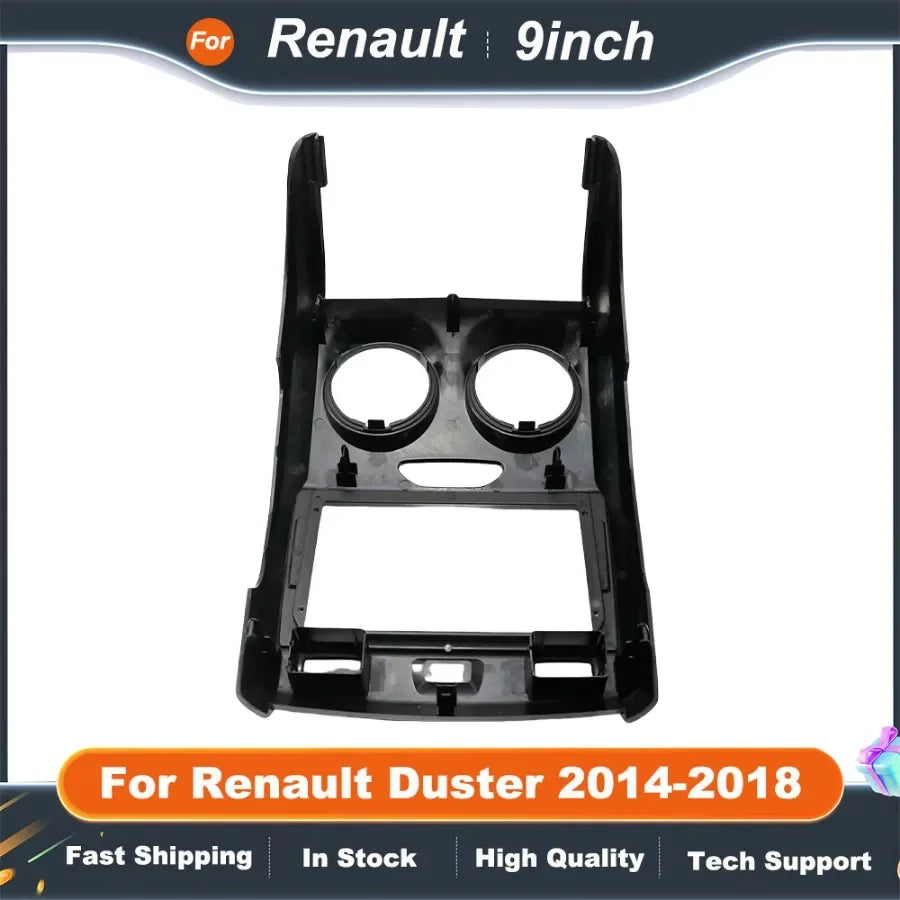 9 Inch Car Radio Frame Adapter Canbus Box Decoder For Renault Duster 2014-2018 LADA Largus Android Radio Dash Fitting Panel Kit