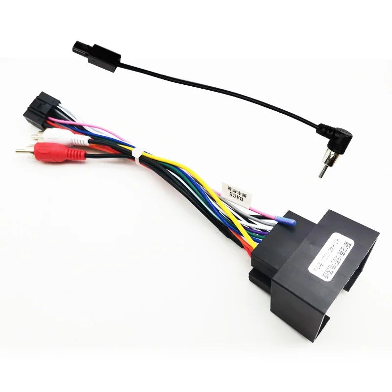 44Pin Radio Wiring Harness Adapter 16 Pin Plug Auxiliary Audio Connector Car Android Cable for Chevrolet Spark Volt Aveo