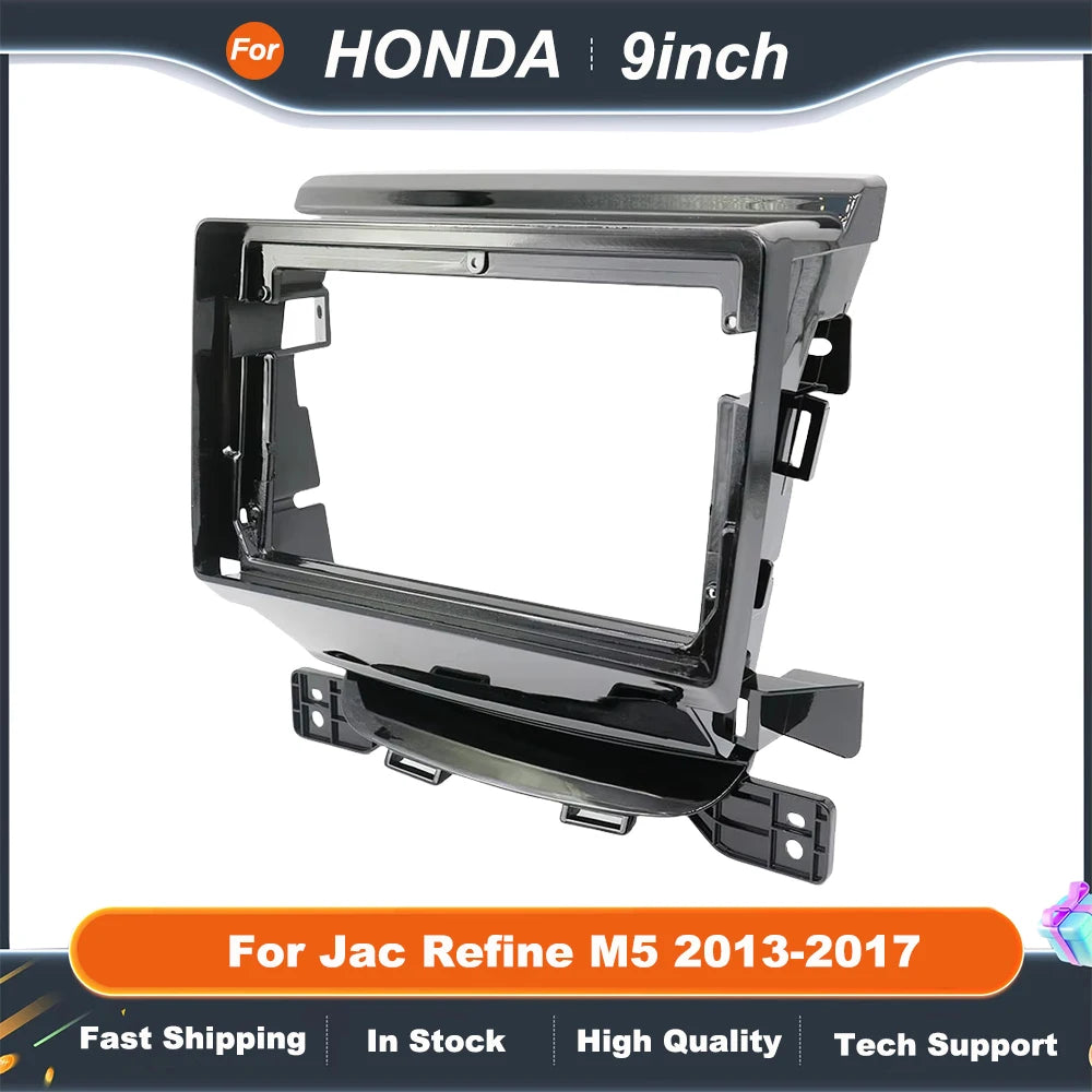 9 Inch Car Audio Fascia Panels Adapter For Jac Refine M5 2013-2017  Android Radio Dash Fitting Panel Kit