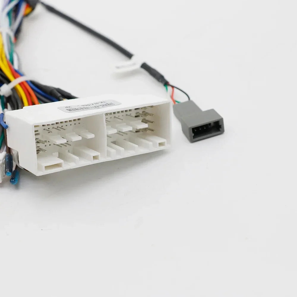 Car Audio 16pin Wiring Harness With Canbus Box For KIA KX5/KX7 Hyundai Sonata 9 Stereo Installation Wire Adapter