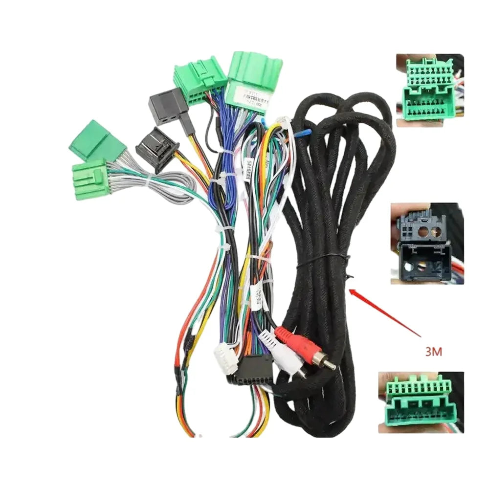 For Volvo XC90 high end s90 v90 Cable Car 16 Pin Wiring Harness Adapter Canbus Box OD-Volvo-02 Decoder Android Radio Power Cable