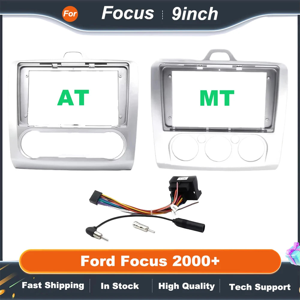9 Inch Car Radio Screens For Ford Focus 2000+ Frame Other Interior Accessories Car Dvd Frame Kit