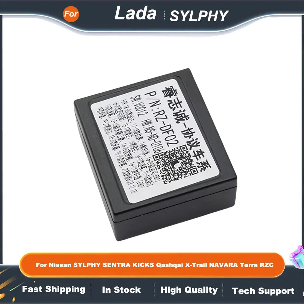 Car Radio Fascia Frame Fitting Kit with Canbus Cable Plug for Nissan SYLPHY SENTRA KICKS Qashqai X-Trail NAVARA Terra RZC