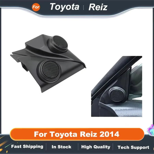 2PCS Car Tweeter Mounting Brackets for Toyota Reiz 2014  Door Angle Speaker Cover Boxes  Installation Kit
