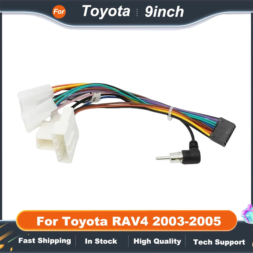 9 Inch Car Radio Fascia Adapter For Toyota RAV4 2003-2005 Android Radio Dash Fitting Panel Kit
