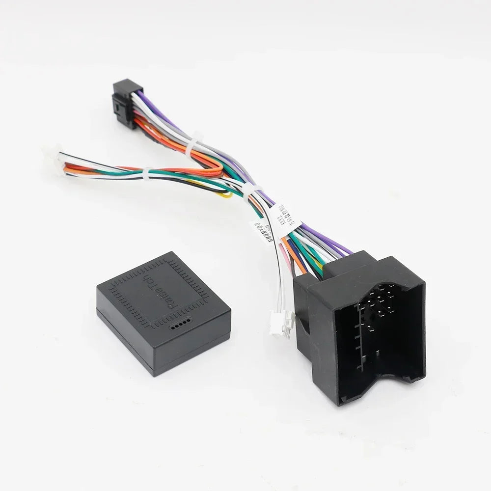 For Ford Mondeo 07-10/Focus 07-11/C-MAX 07-10 Car Stereo Audio 16PIN Android Power Wiring Harness Cable Adapter With Canbus Box