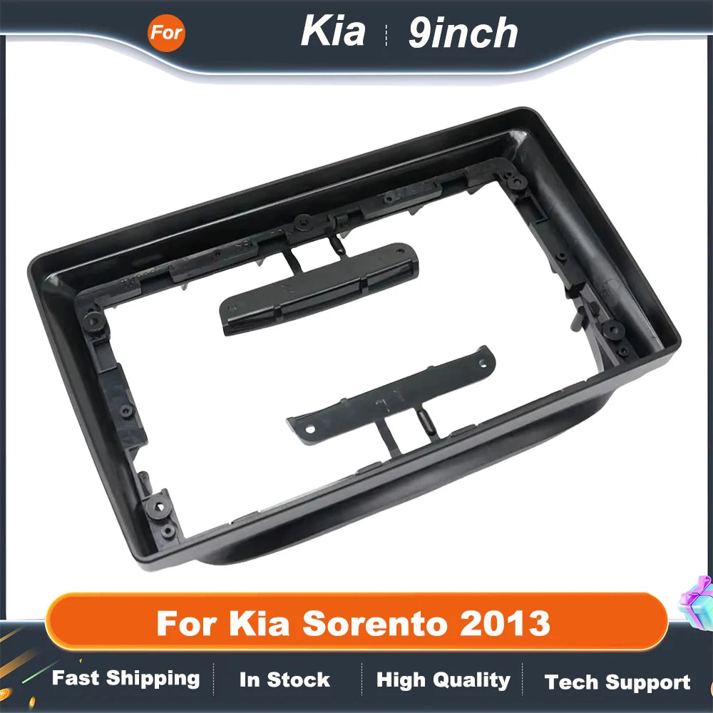 9 Inch Car Frame Fascia Adapter For Kia Sorento 2013 Android Radio Dash Fitting Panel Kit