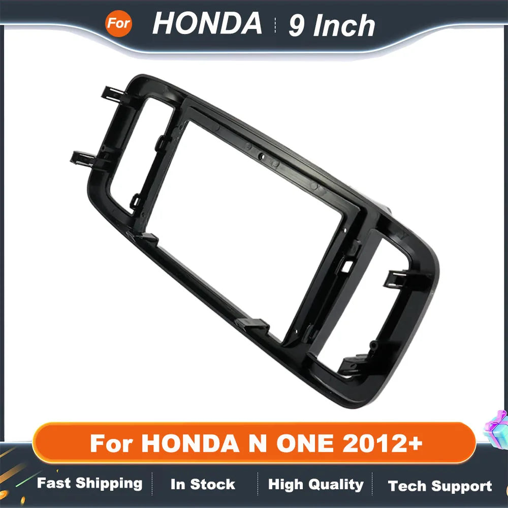 9 Inch Car Radio Stereo  Frame For HONDA N ONE 2012+GPS MP5 Android Player 2 Din Fascias Panel DashBoard Cover