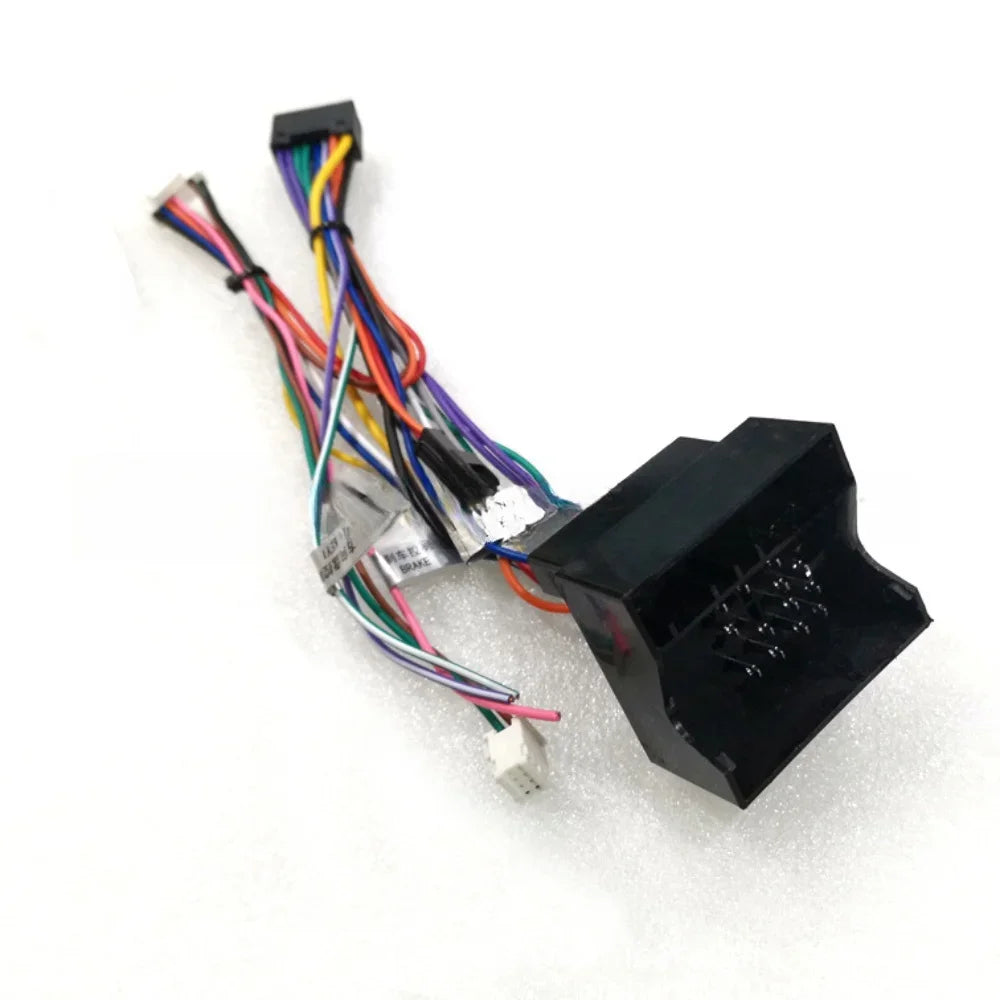 Car Radio Stereo Wiring Harness Cable Adapter Canbus Android 16 Pin For VW Volkswagen Touareg 2003-2011 GPS MP5 Video Player