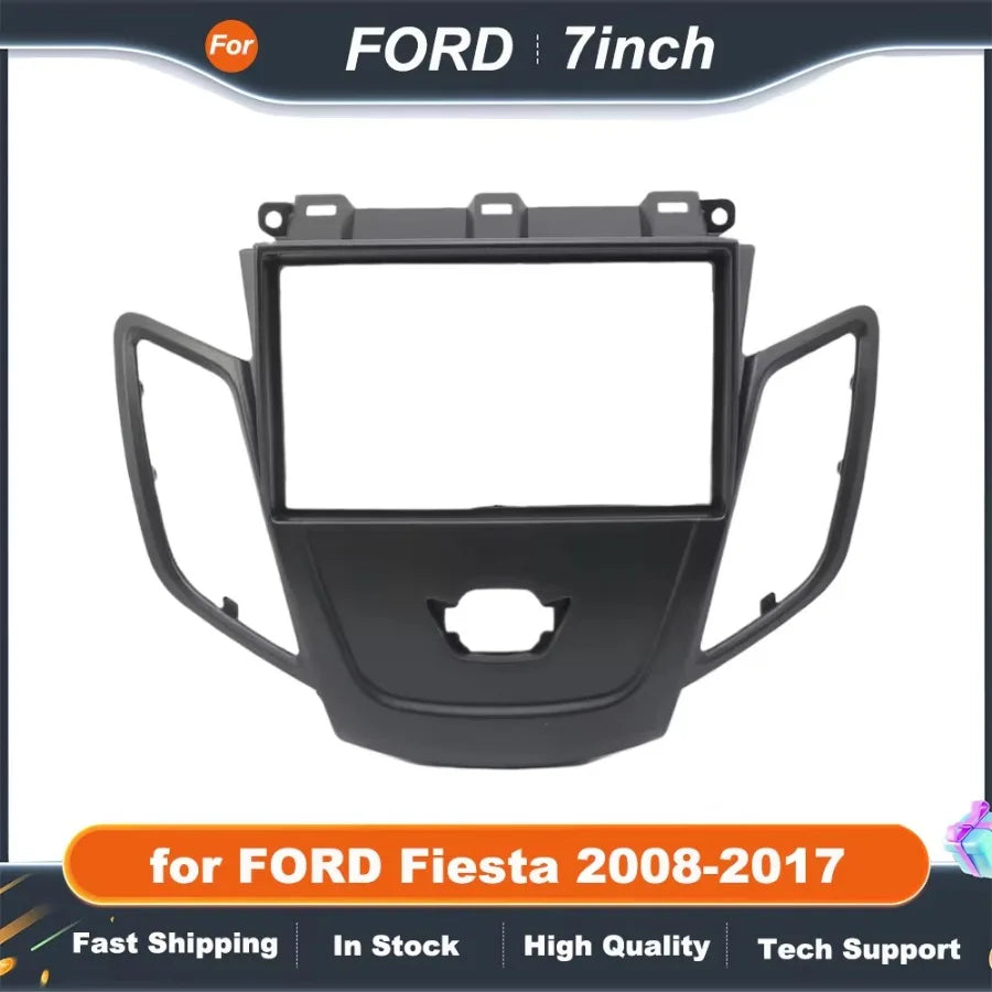 7 Inch 2Din Car Radio Frame For FORD Fiesta 2008-2017 Audio Frame Dash Fitting Kit