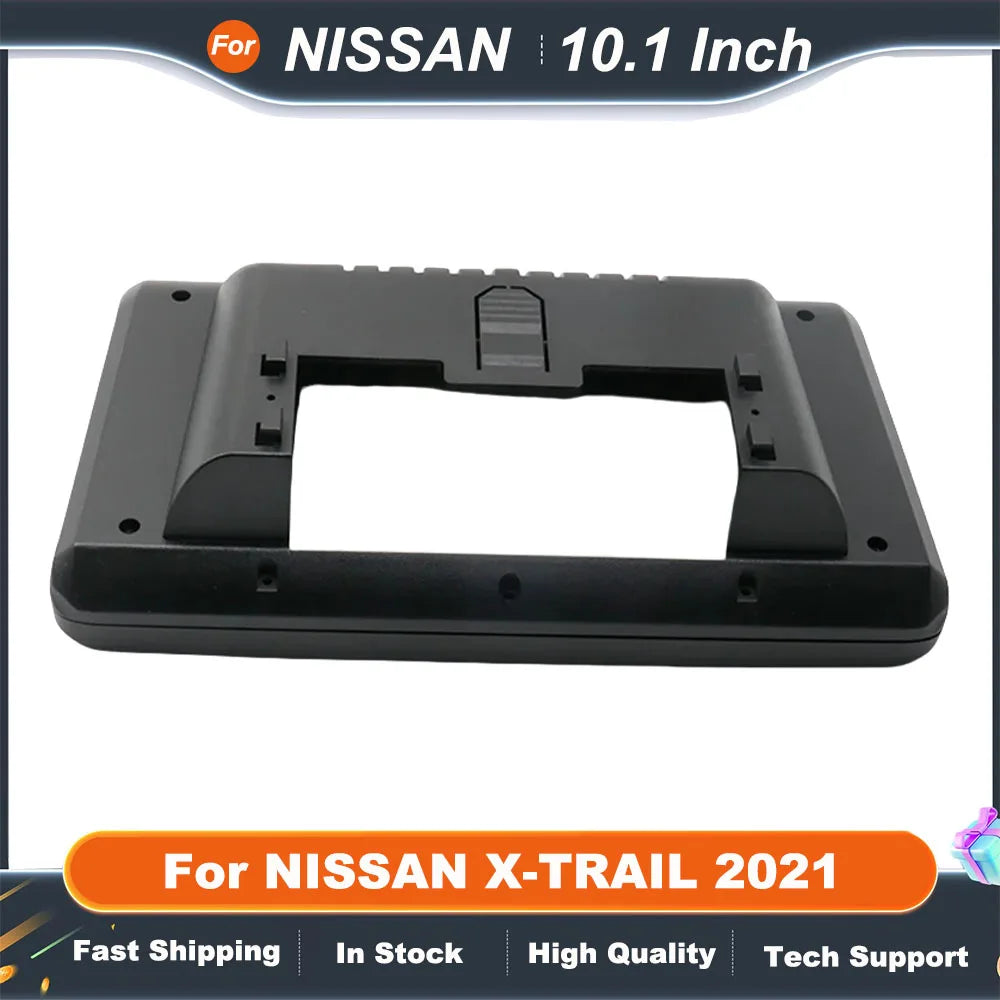 10.1 Inch Car Accessories  Frame Fascia Adapter  For NISSAN X-TRAIL 2021 Android Radio Audio Dash Fitting Pane