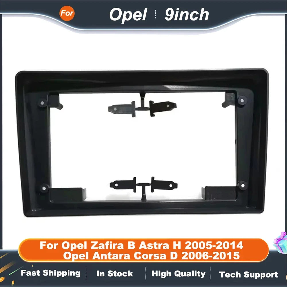 9 Inch Car Radio Fascia Frame for Opel Zafira B Astra H Antara Corsa Android Dash Panel with Canbus Box  Adapter Kit