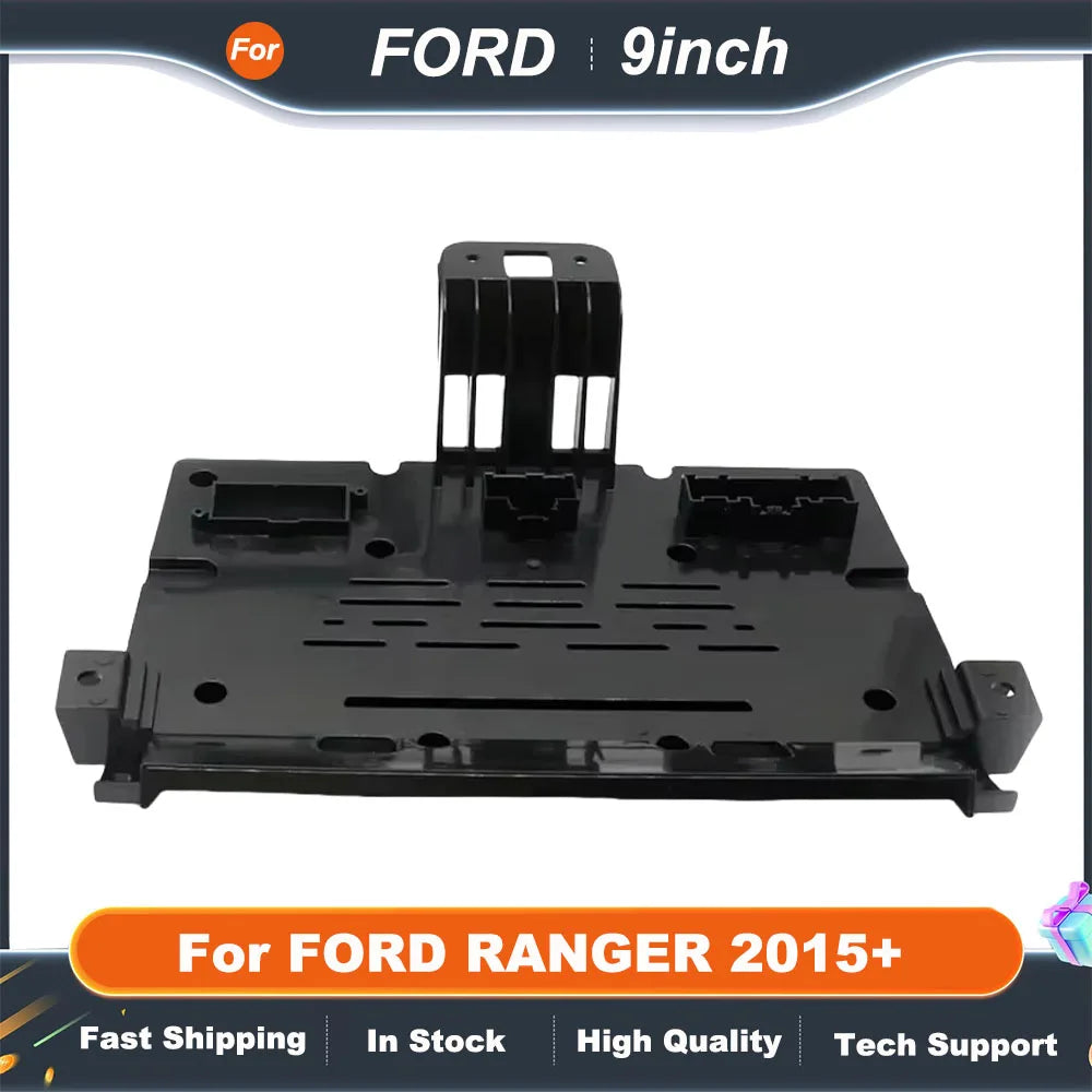 9INCH Car Radio Fascias For FORD RANGER 2015+ Android MP5 GPS Player Panel Frame 2 Din Head Unit Stereo Dash Board Cover Trim