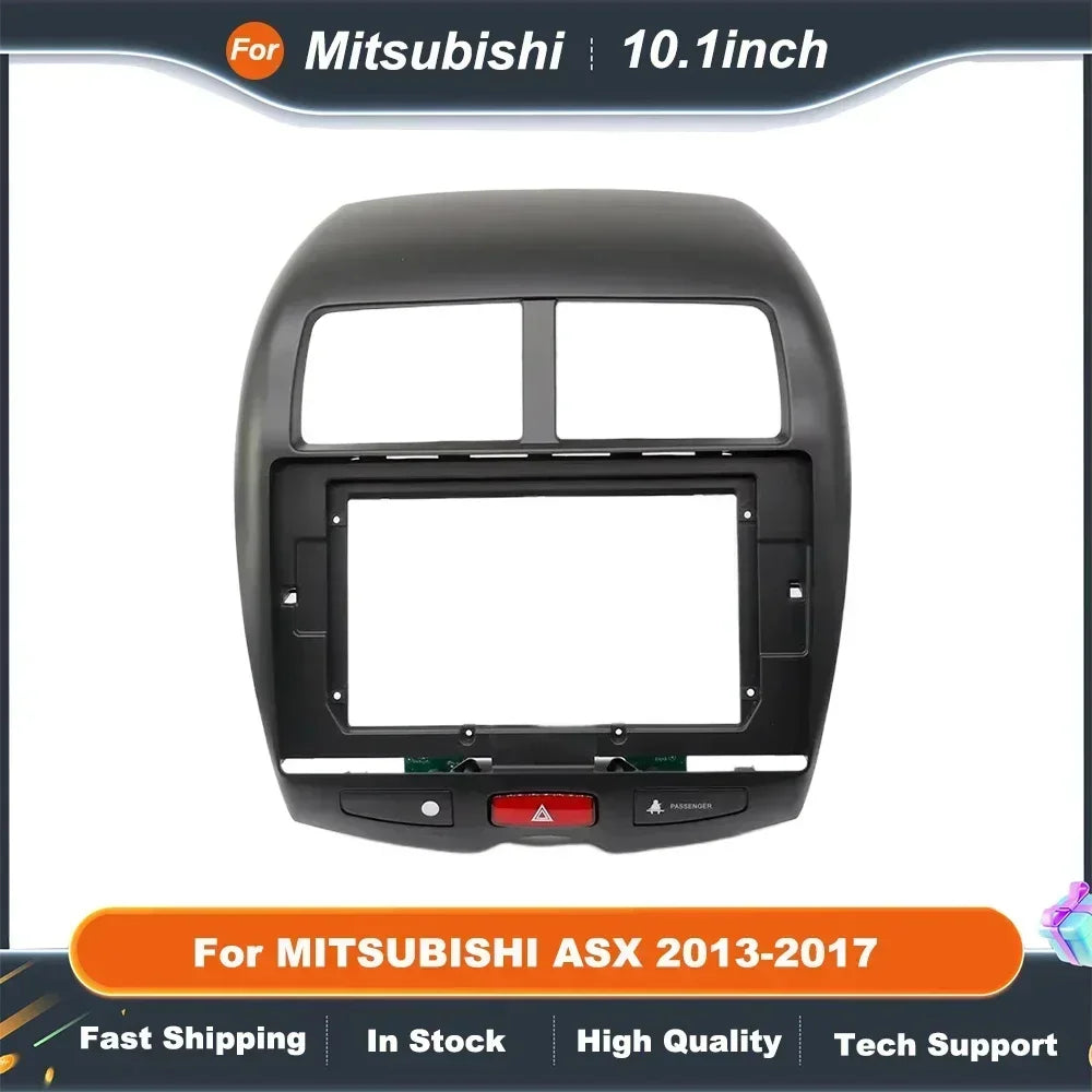 10.1 Inch 2 Din Android Car Radio Fascia for MITSUBISHI ASX 2013-2017 with MP5 Player