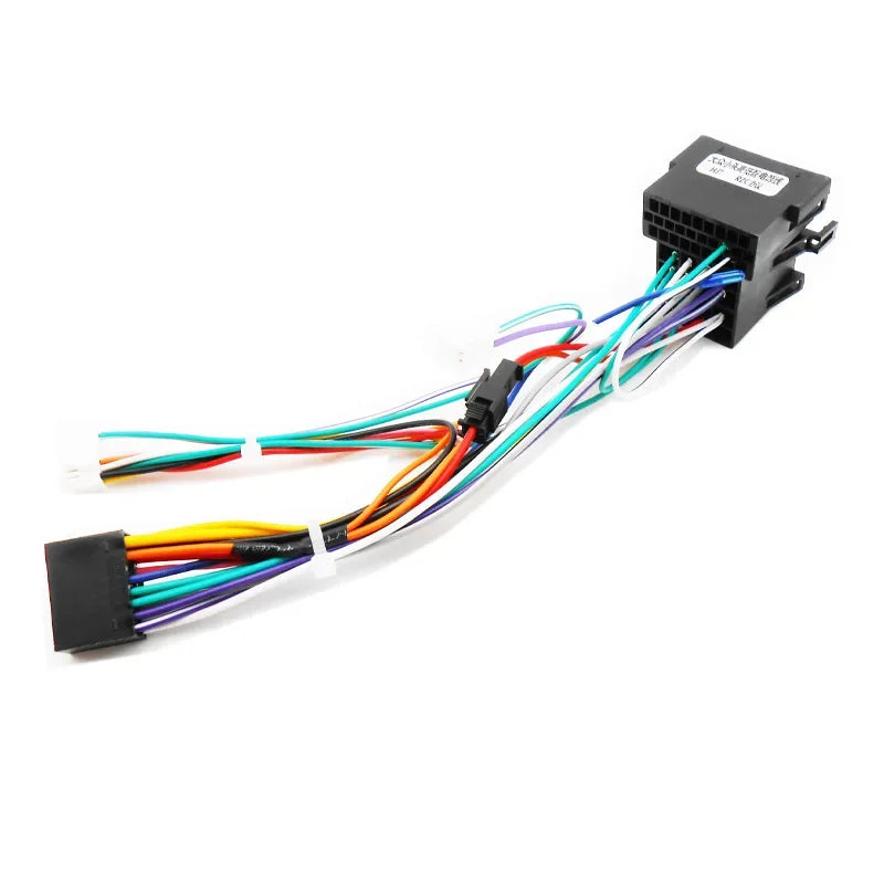 16 Pin to ISO Wiring Harness 16P Male Plug Connector 2 Din Car Audio Head Unit Cable Adapter for VW Golf Jetta Leon Passat