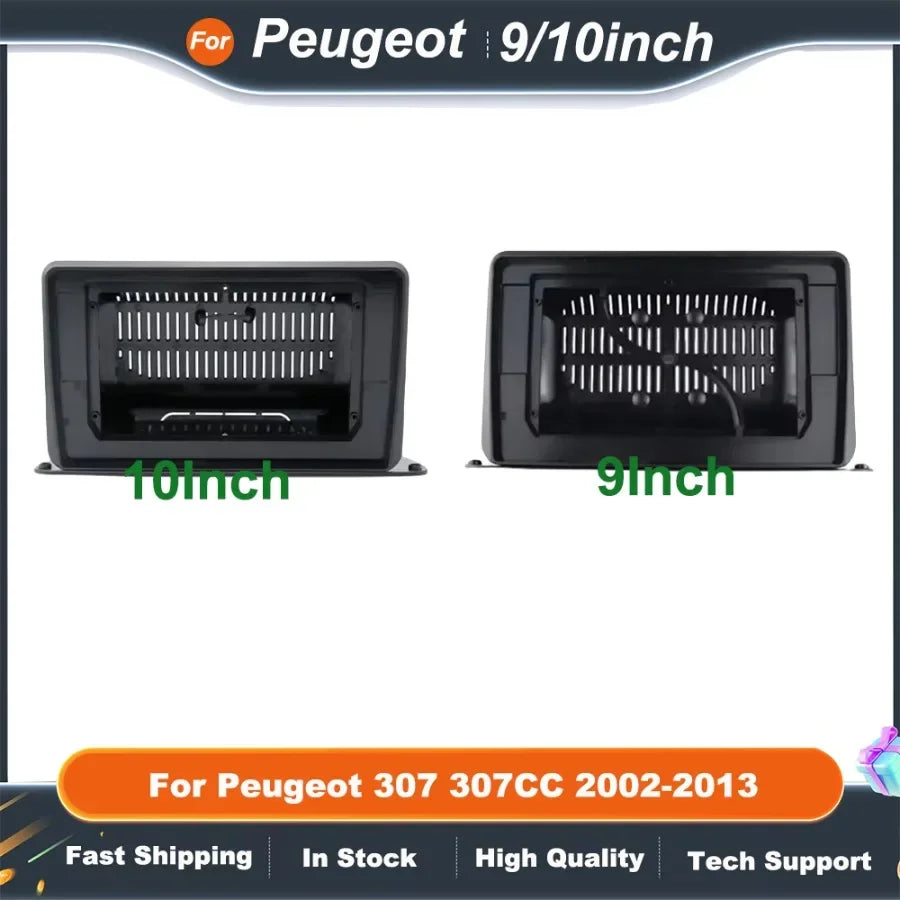 9/10 Inch Universal Car Truck Frame Radio Android MP5 Player Casing Frame 2Din Head Unit Fascia Dash Cover Panel