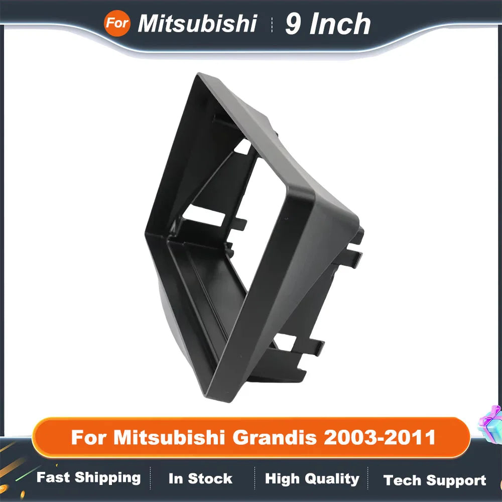 9 Inch Car Frame Fascia For Mitsubishi Grandis 2003-2011 Android Audio Fitting Adaptor Dash Trim Kit