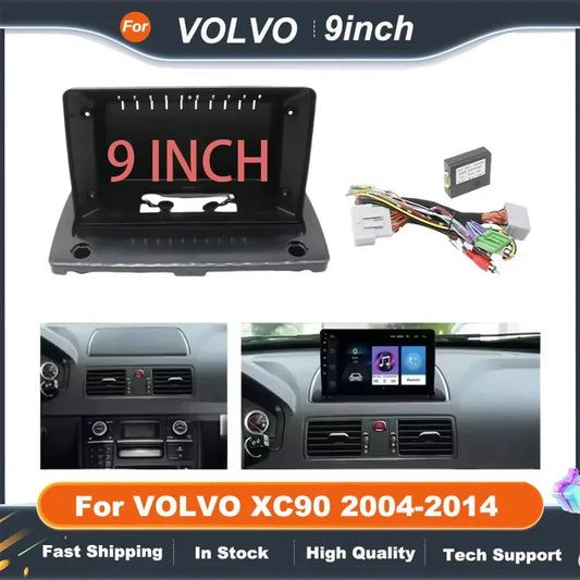 9 Inch Car Stereo Frame Fascia for VOLVO XC90 2004-2014 Android 2Din MP5 Player Stereo Panel
