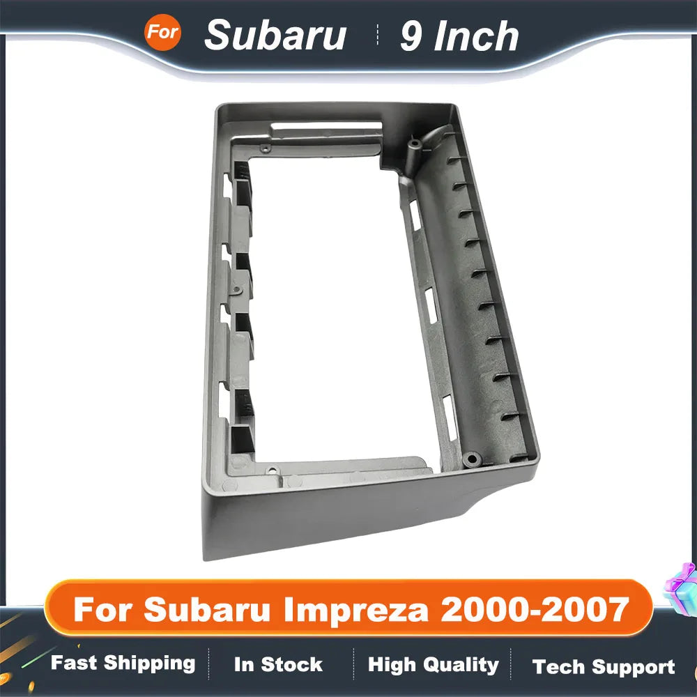 9 Inch Car Frame Fascia Adapter  For Subaru Impreza 2000-2007 Canbus Box Decoder Android Radio Audio Dash Fitting Panel Kit