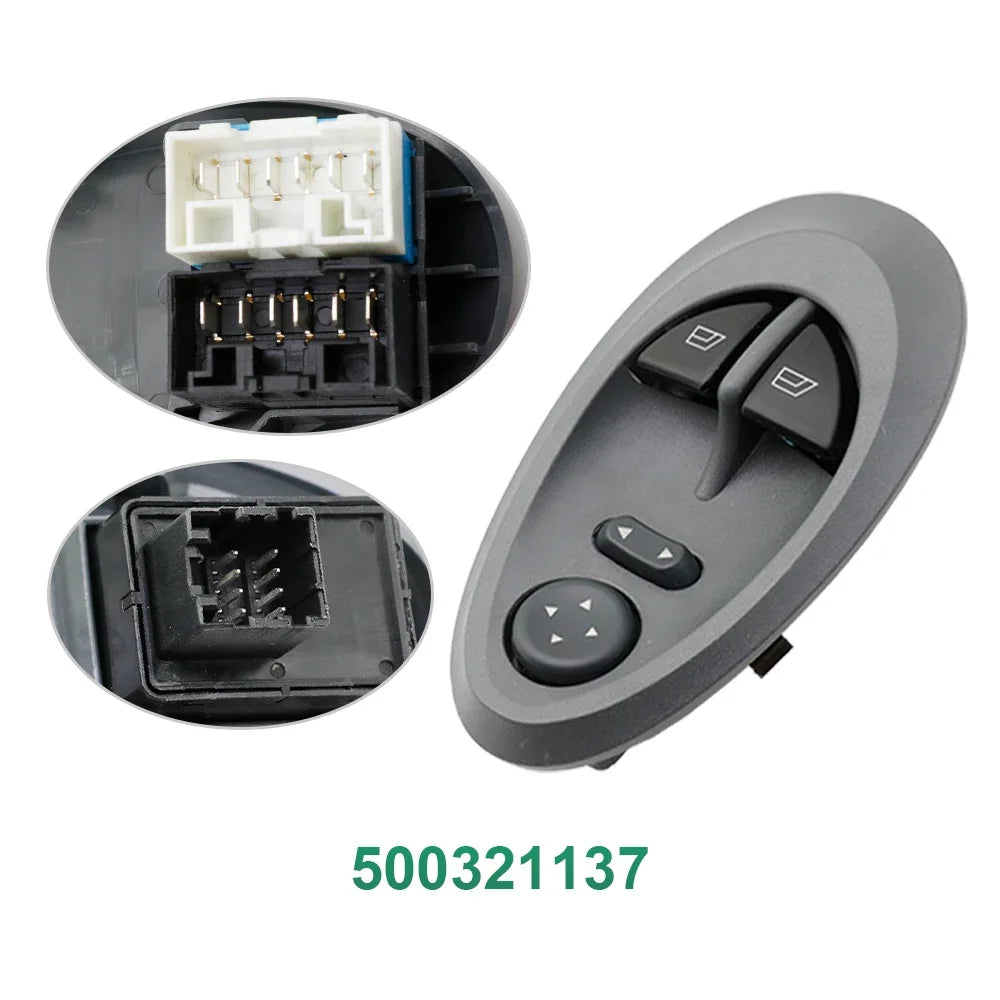 For 1999-2006 Window Mirror Regulator Control Switch Button for Iveco Daily MKII Truck Electric 939526345 500321137 93952636