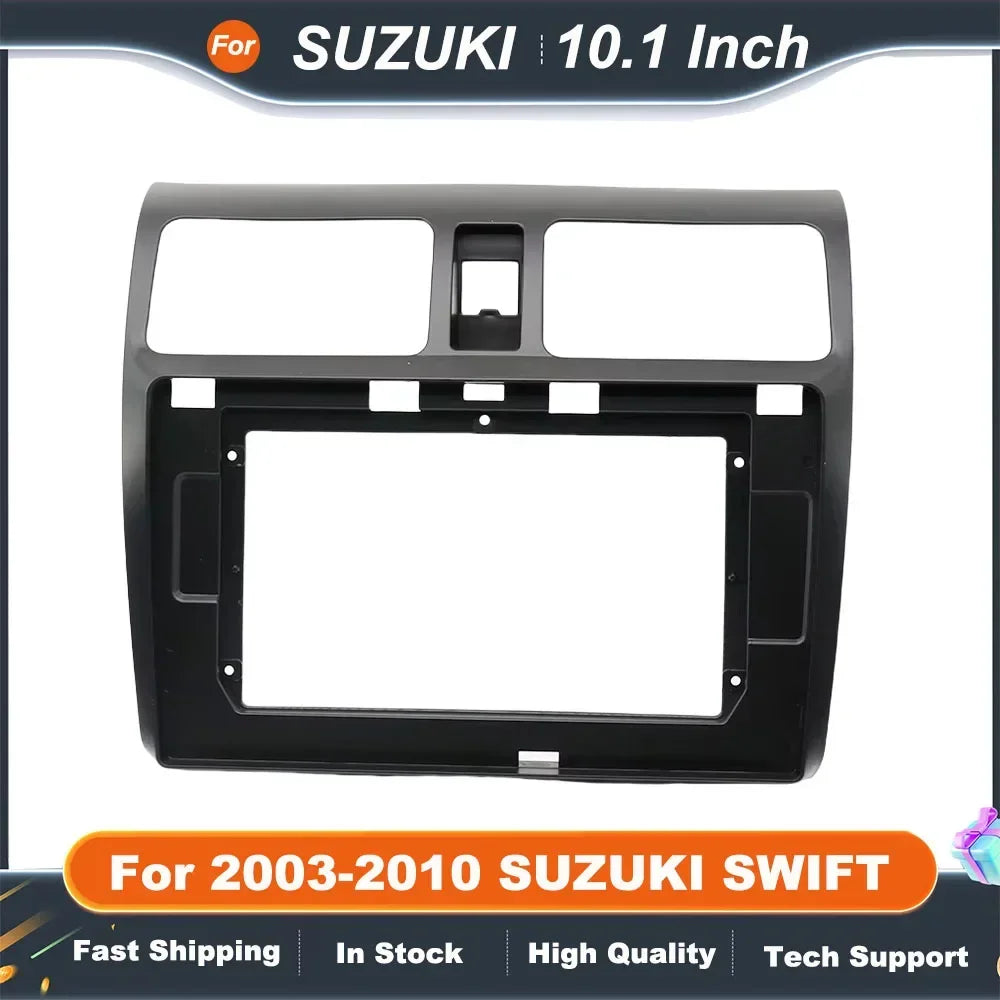 Double Din 10.1 Inch Car Radio Fascia Frame for SUZUKI SWIFT 2003-2010 GPS DVD MP5 Installation Panel Kit
