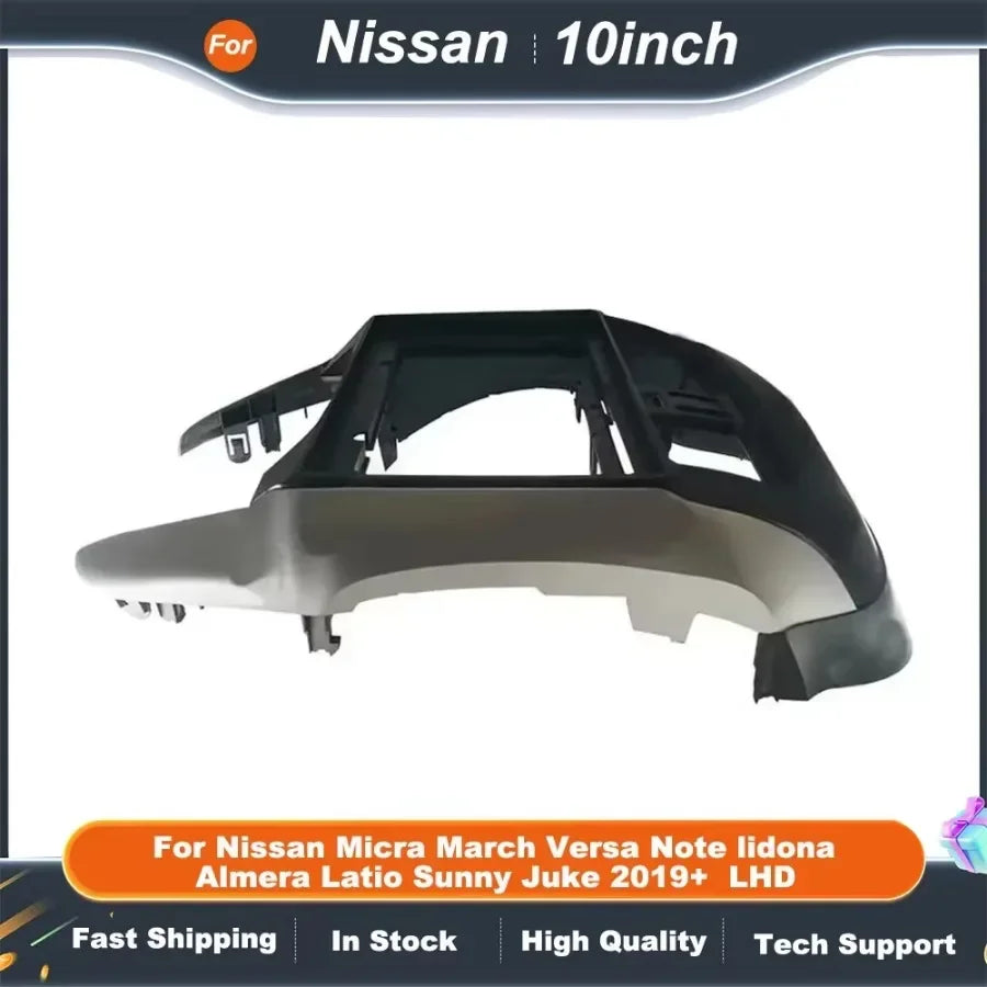 10 Inch Dash Panel Fascia Frame Kit Compatible For Nissan Micra March Versa Note Lidna Almera Latio Sunny Juke