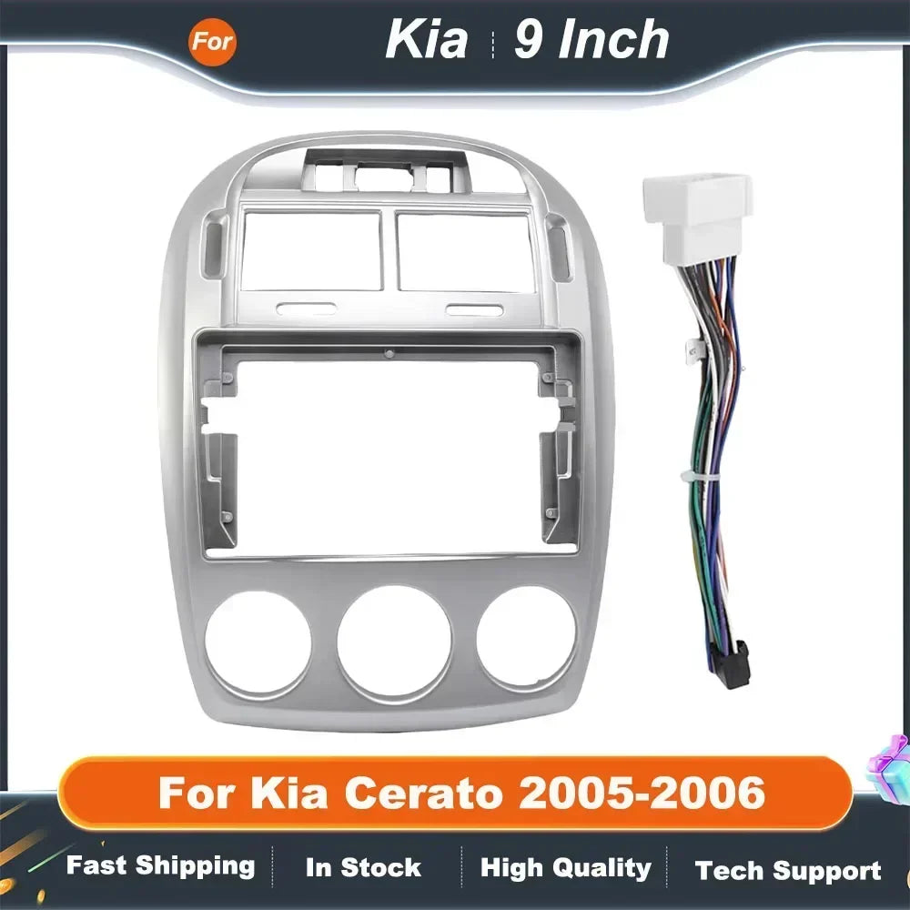 9 Inch Android car multimedia frame for Kia Cerato 2005-2006 Installation Kit