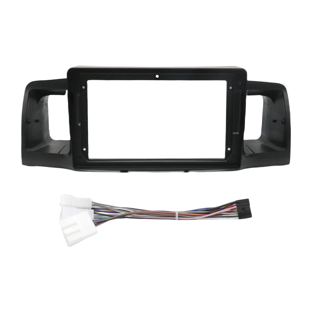 For 2002-2013 Toyota corolla 9inch dvd android stereo frame panel fascia dashboard audio player screen cables navigation harness