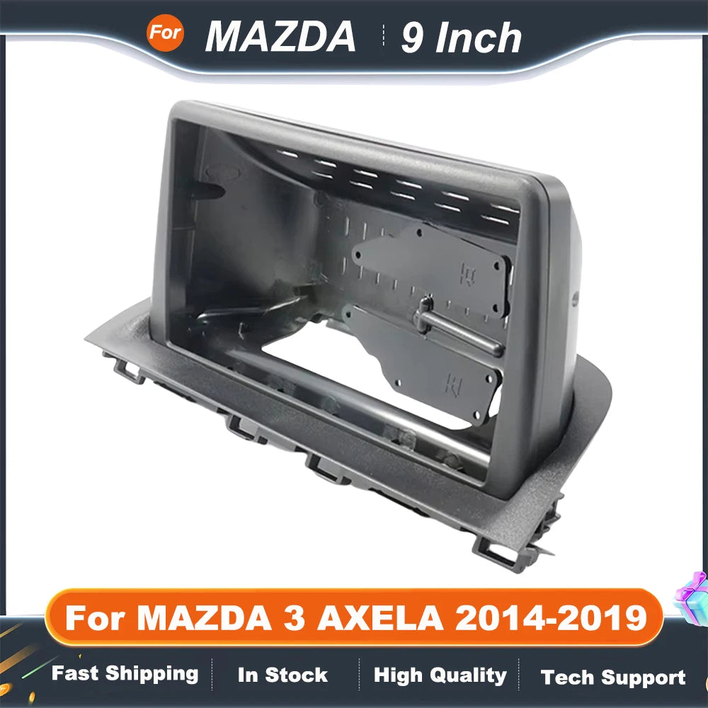 9 Inch Car Frame Fascia Adapter  For MAZDA 3 AXELA 2014-2019 Android Radio Audio Dash Fitting Panel Kit