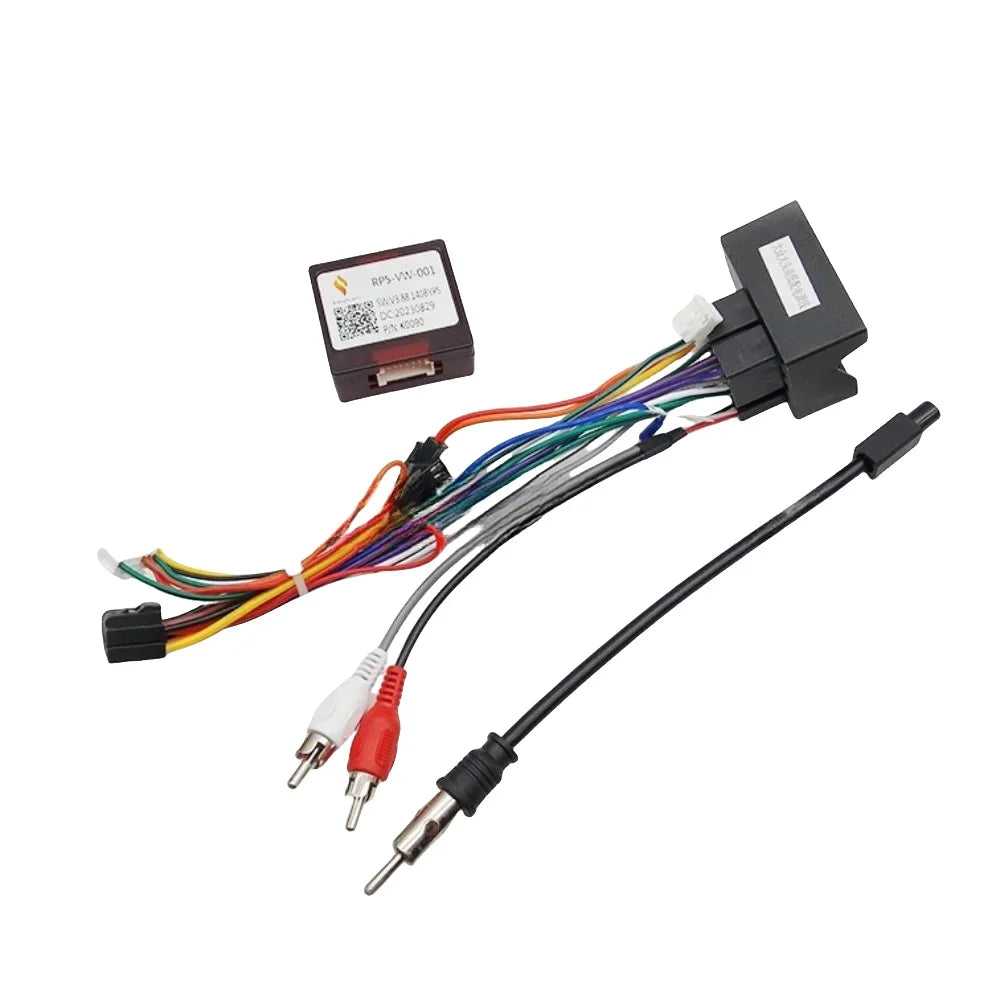 Canbus Box RP5-VW-001 For VW Volkswagen Golf 5/6/Polo/Passat/Jetta/Tigua 16 PIN Harness Power Cable Android Car radio Multimedia