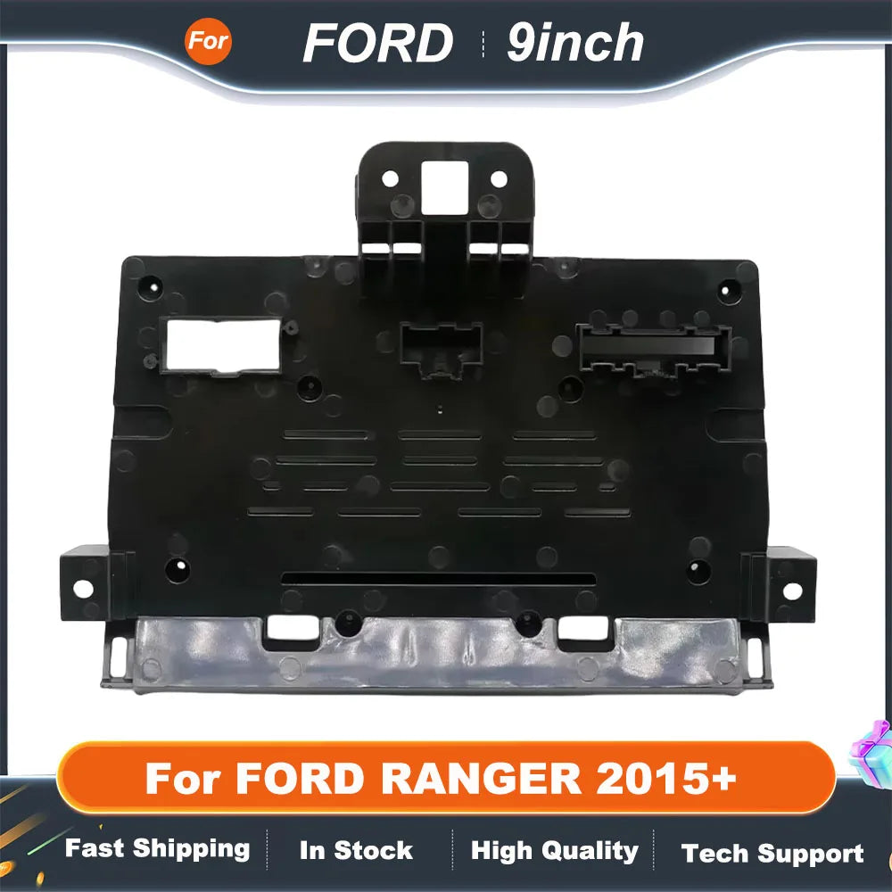 9INCH Car Radio Fascias For FORD RANGER 2015+ Android MP5 GPS Player Panel Frame 2 Din Head Unit Stereo Dash Board Cover Trim