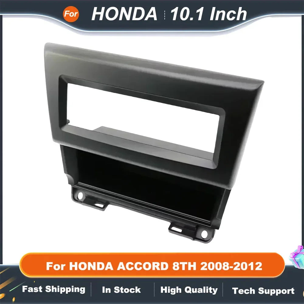 10.1 Inch 2DIN Car Radio Fascia Frame Dashboard Panel for Honda Accord 8th 2008-2012 Stereo Installation Kit