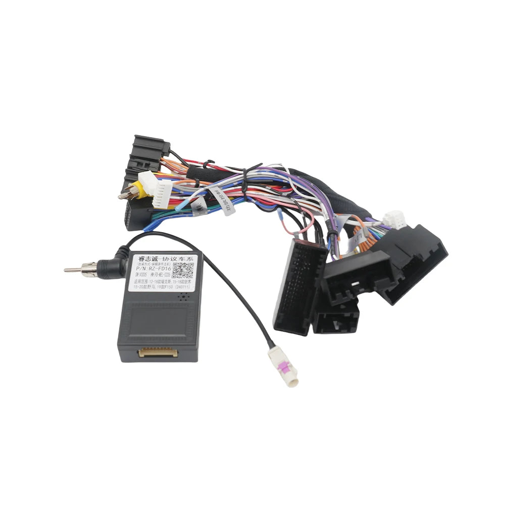 For Ford Mustang 2015-2018 9 Inch Car Fascia Frame Adapter Canbus Box Android Radio Dashboard Fitting Panel Kit Face Plate