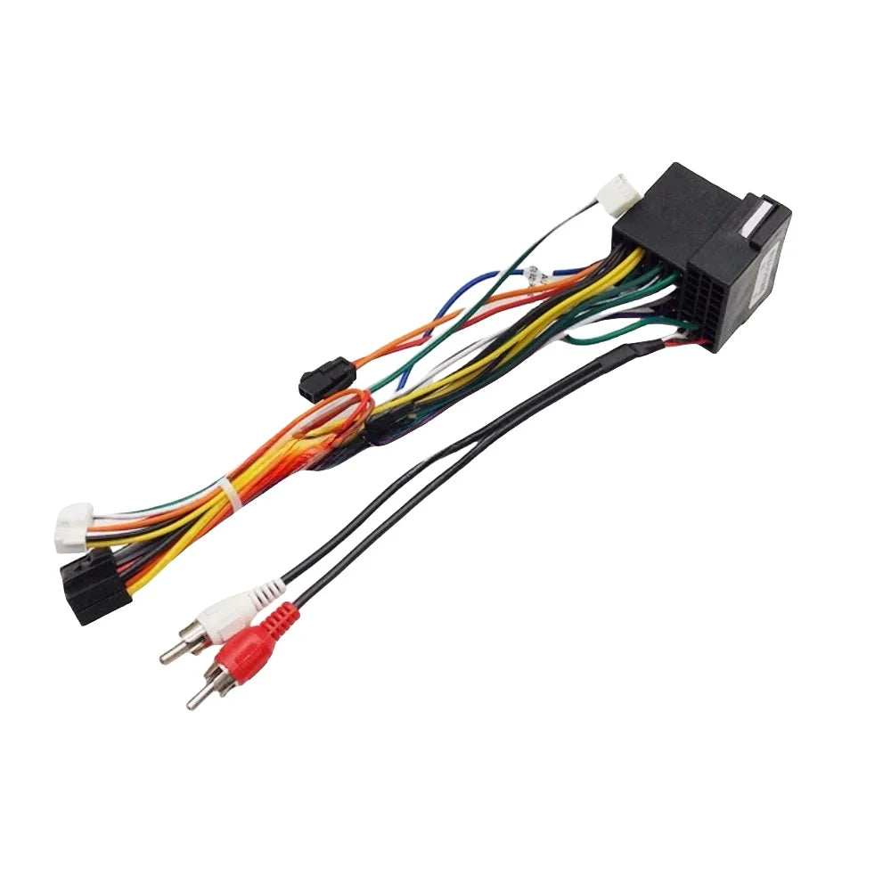 Car Audio 16 Pin Android 2 Din GPS Video Power Cable Adapter With Canbus Box For Opel Corsa 2007-2014 Audio Power Wiring Harness