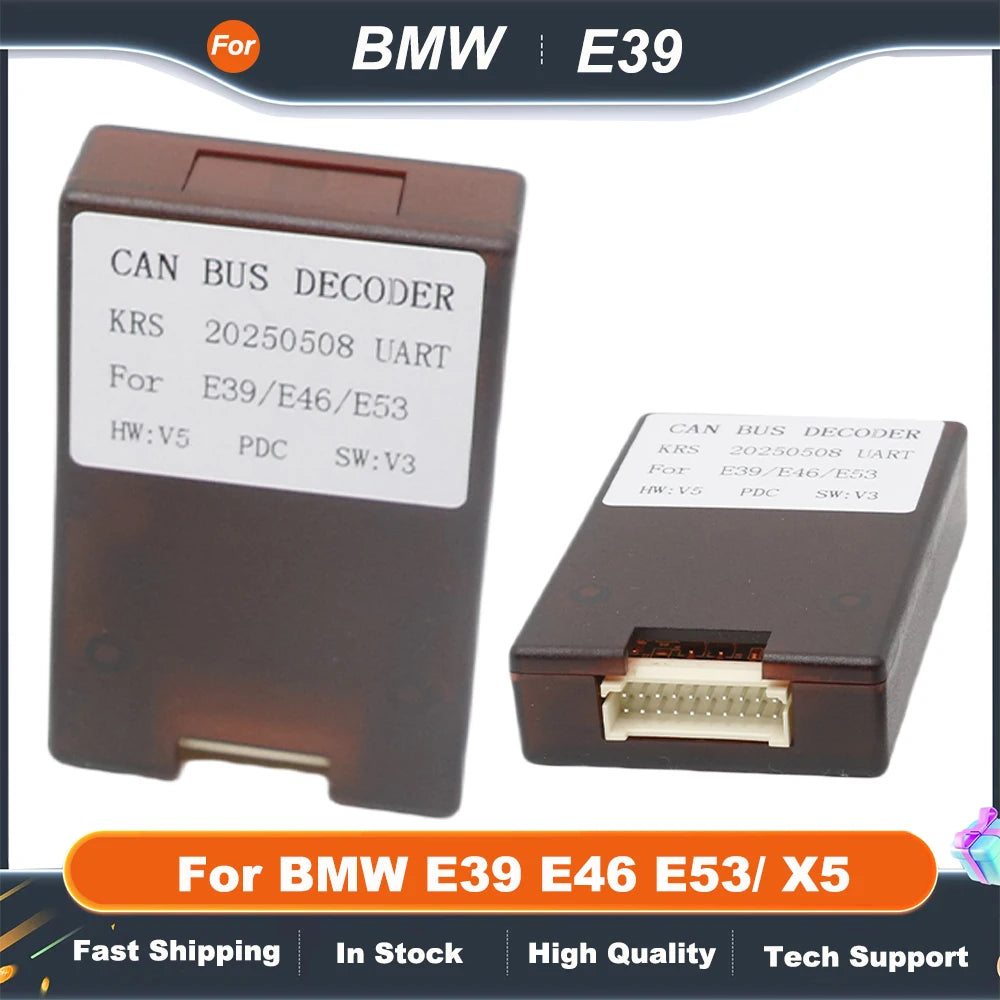 Car Radio Canbus Box Decoder For BMW E39 E46 E53/ X5 Harness Wiring Cables 16 PIN Wiring Harness Plug Power Cable Android Radio