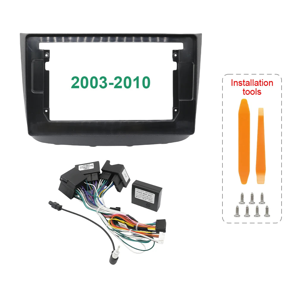 For MERCEDES BENZ Vito 2 Viano W639 2003-2010 10.1 inch 25.654cm Car Radio Stereo Android 2 Din Head Unit Panel Frame Trim