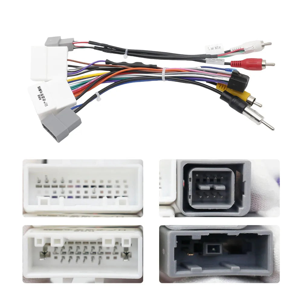 Car Android Multimedia Cable Adapter For Nissan qashqaij10 2009