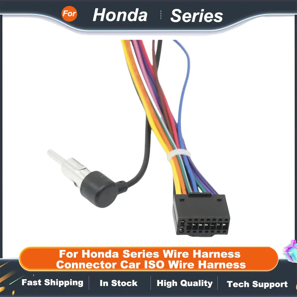 JF-HD-01 For Honda Series Wire Harness Connector Car ISO Wire Harness Canbus Box Cable