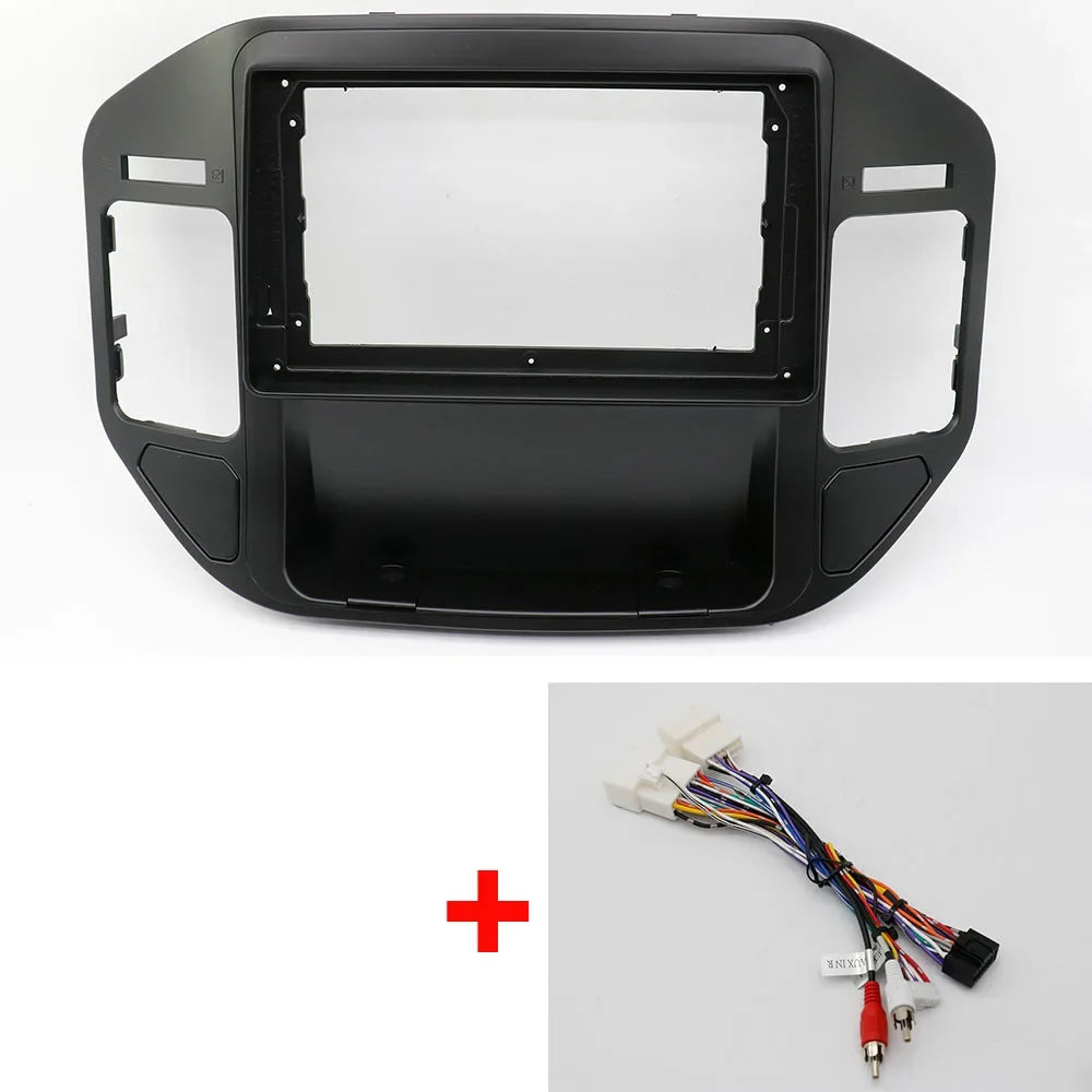 For Mitsubishi Pajero V73 2004-2011(9Inch) Car Radio Fascias Android GPS MP5 Stereo Player 2 Din Head Unit Panel Dash Frame Inst