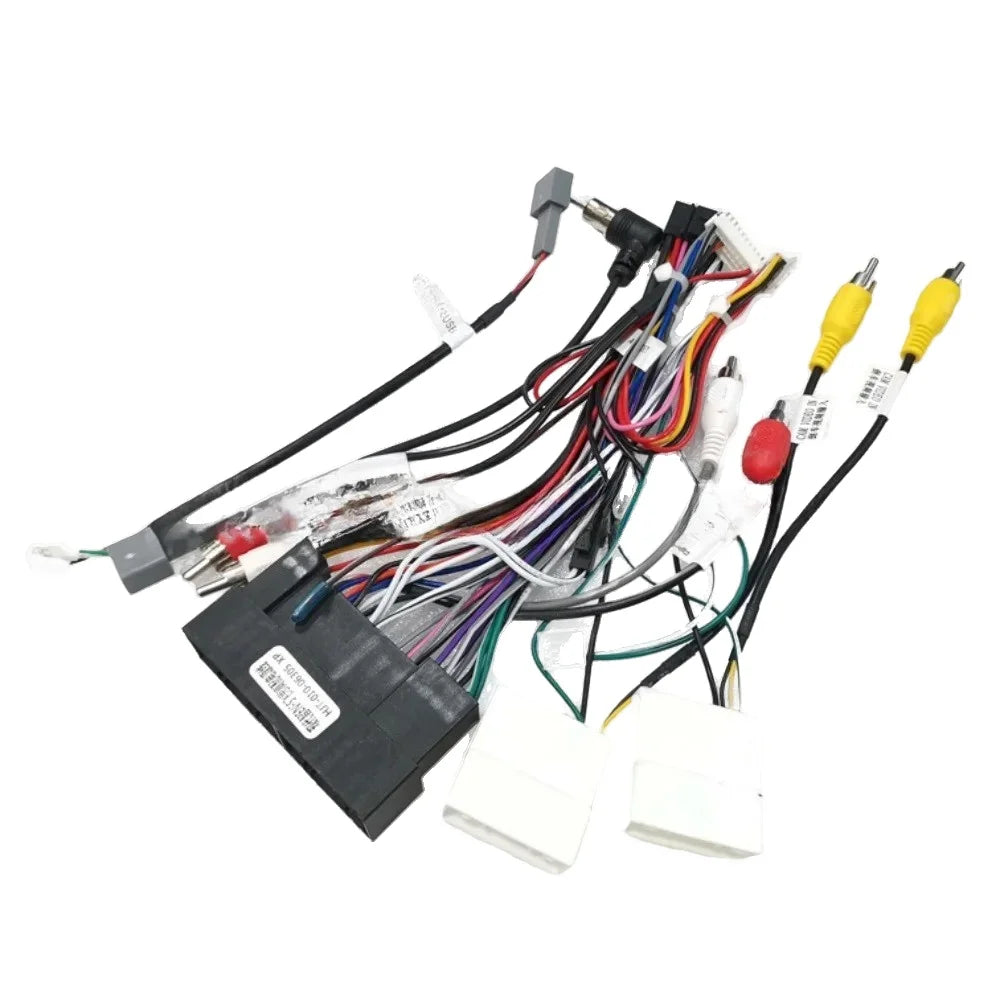 Android Car Radio Canbus Decoder HY-SS-04 Wiring Harness Adapter Power Cable For HYUNDAI VELOSTER 2 Din GPS Receiver MP5 Video