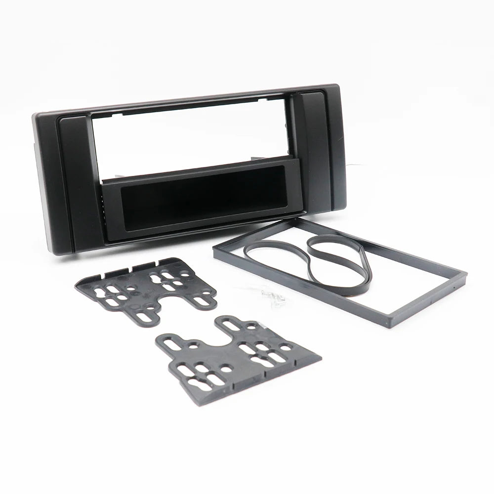 1 Din Stereo Radio Fascia Dash Panel Frame Interior Accessory Fit for BMW 5 Series E39 X5 E53 Car Stereo Fascia Auto