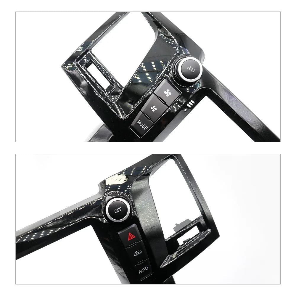 For 2005-2014 TOYOTA FORTUNER/ VIGO/ HILUX (9.7" VERTICAL SCREEN)Car Radio Fascias Tesla Style Panel Android MP5 Stereo Frame ki