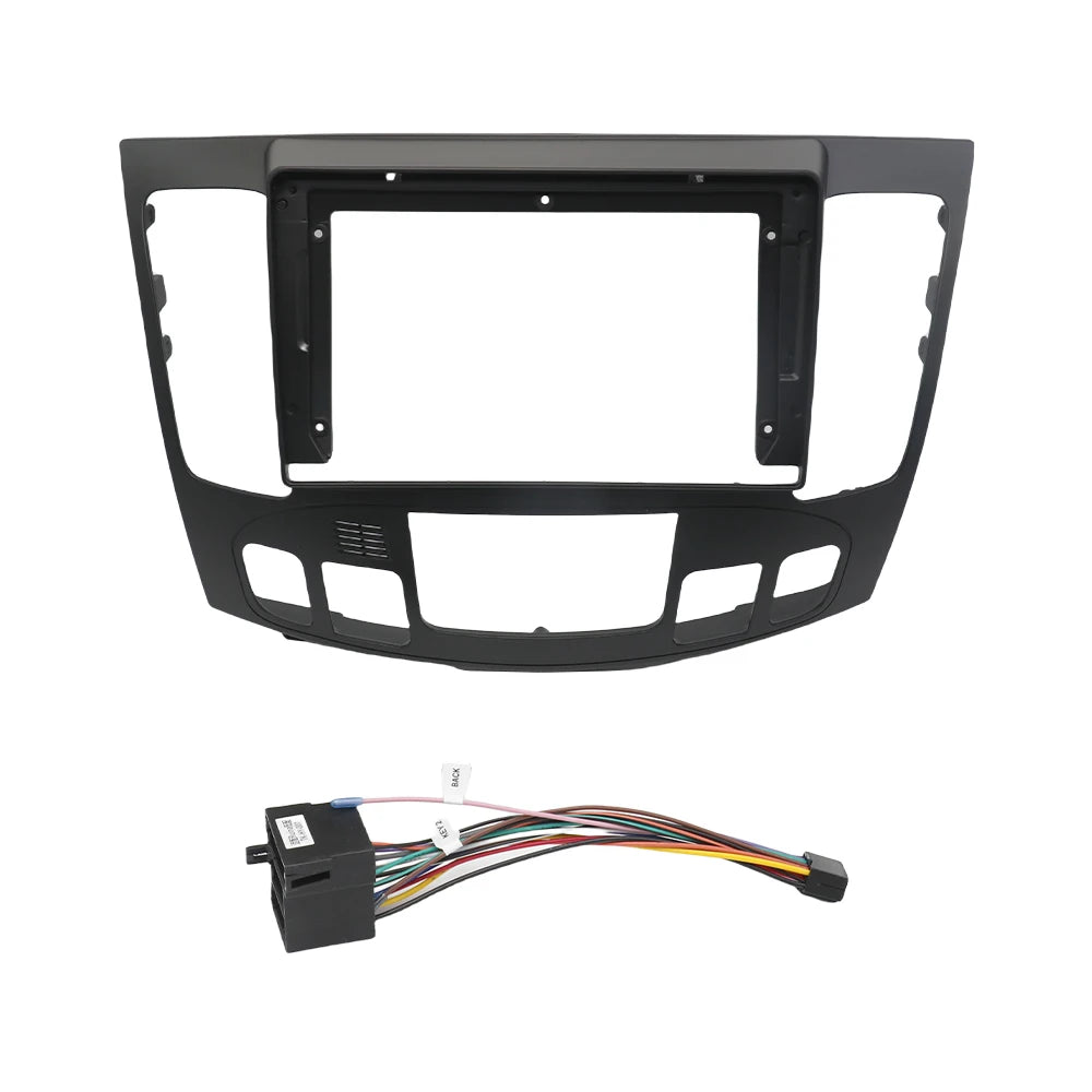 Car 9 Inch Radio Fascia For HYUNDAI SONATA NF 2008 2009 2010 Frame Android 2Din MP5 Player Stereo Panel