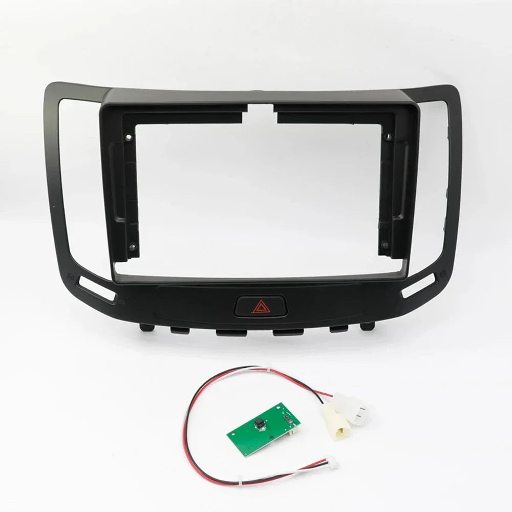 9 Inch Car Frame Fascia Adapter Android Radio Dash Fitting Panel Kit For Infiniti G Series G4 G25 G35 G37 Nissan Skyline GT 370