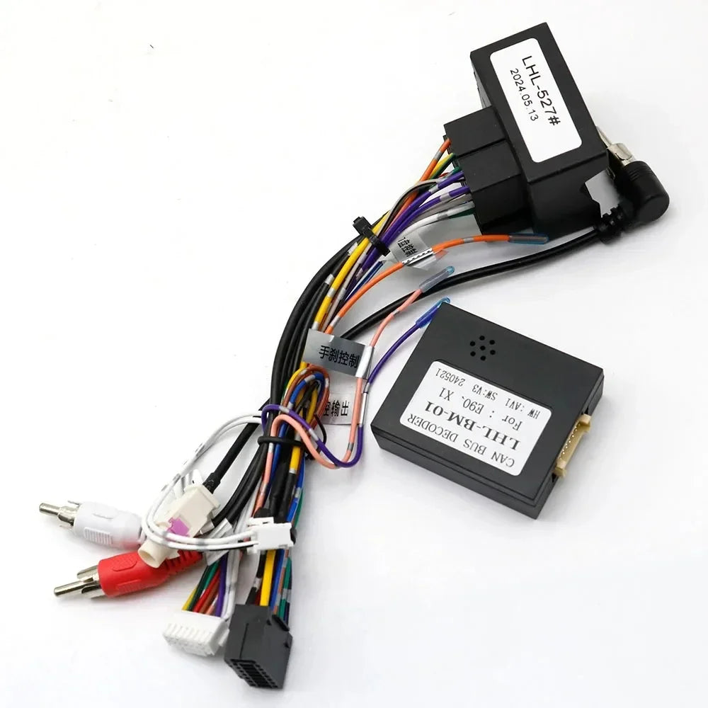 10."Car Radio Fascia For BMW X1 E84 2010-2015 Video Panel Player Audio Dash 2 Din Frame Dashboard Mount Kit Cable Canbus Adapter