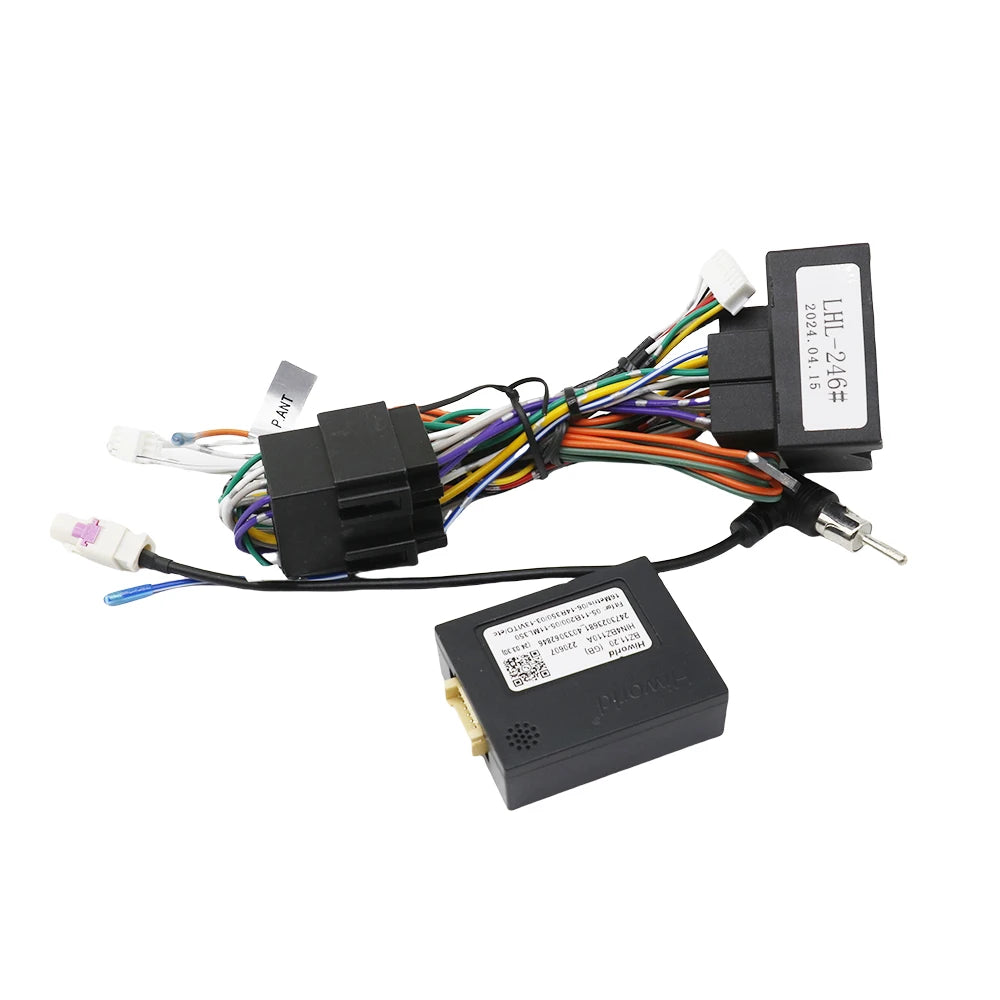 For Mercedes Benz B200/C-Class/E-Class/ML/S300/Vito/Viano/R-Class Car Android 16PIN Power Wiring Harness Cable With Canbus
