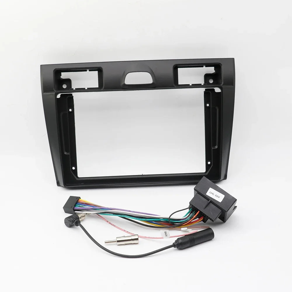 9Inches 2 Din Car Radio Panel For Ford Fiesta 2006-2011 DVD Stereo Frame Plate Adapter Mounting Dash Installation Bezel Trim Kit